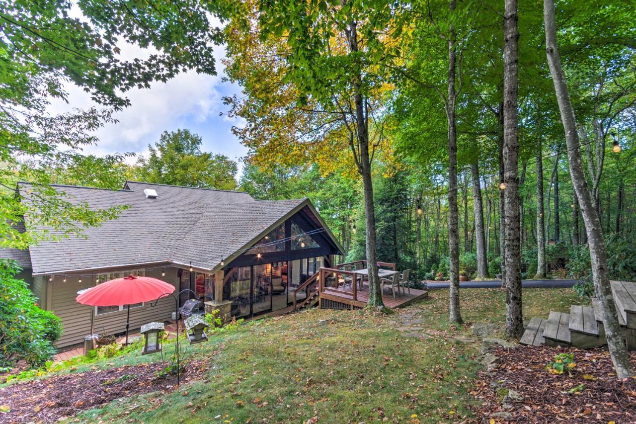 Stunning Beech Mountain Cabin With Porch And Hearth Βίλα Εξωτερικό φωτογραφία